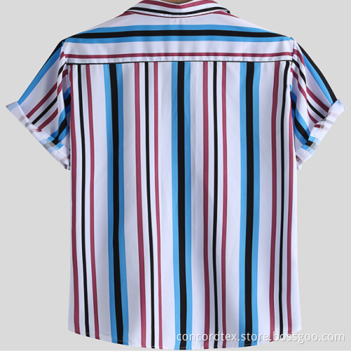 Mens striped casual shirt